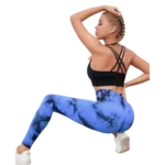 Calzas Leggings Push Up Azul - Imagen 4