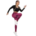 Calzas Leggings Push Up Rosado Oscuro - Imagen 5