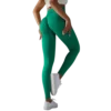 Calza push up solido verde