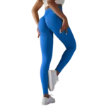 Calzas Leggings Push Up Sólido Azul