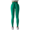 Calzas Leggings Push Up Solido Verde - Imagen 2