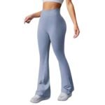 Calzas Leggings Push Up Alta Flare Azul - Imagen 2