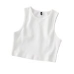 Polera Manga Larga Cuello Redondo Blanca