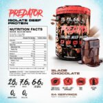 Proteina de carne Hexacore Predator – 4.8 libras 64 servicios Blade Chocolate - Imagen 2