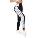 Calzas Leggings Push Up con Blanco Tiro Alto Sukha Negro