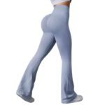 Calzas Leggings Push Up Alta Flare Azul