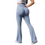Calzas Leggings Push Up Alta Flare Azul - Imagen 2