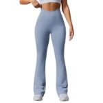 Calzas Leggings Push Up Alta Flare Azul - Imagen 3