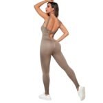 Enterito Push Up Sin Mangas Beige - Imagen 3