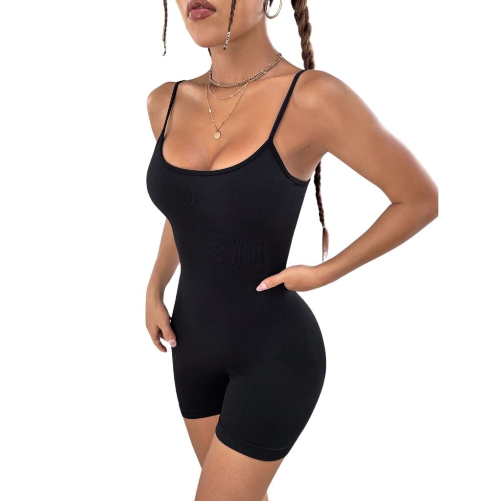 Enterito deportivo push up corto mujer sin mangas negro