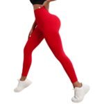Calzas Leggings Push Up Alta Rojo - Imagen 2