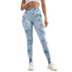 Calzas Leggings Push Up Celeste - Imagen 2