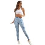 Calzas Leggings Push Up Celeste - Imagen 5