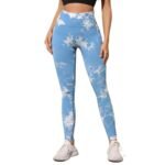 Calzas Leggings Push Up Celeste Oscuro - Imagen 3