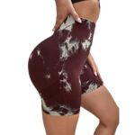 Calzas Leggings Corto Push Up Cafe Oscuro