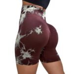 Calzas Leggings Corto Push Up Cafe Oscuro - Imagen 4