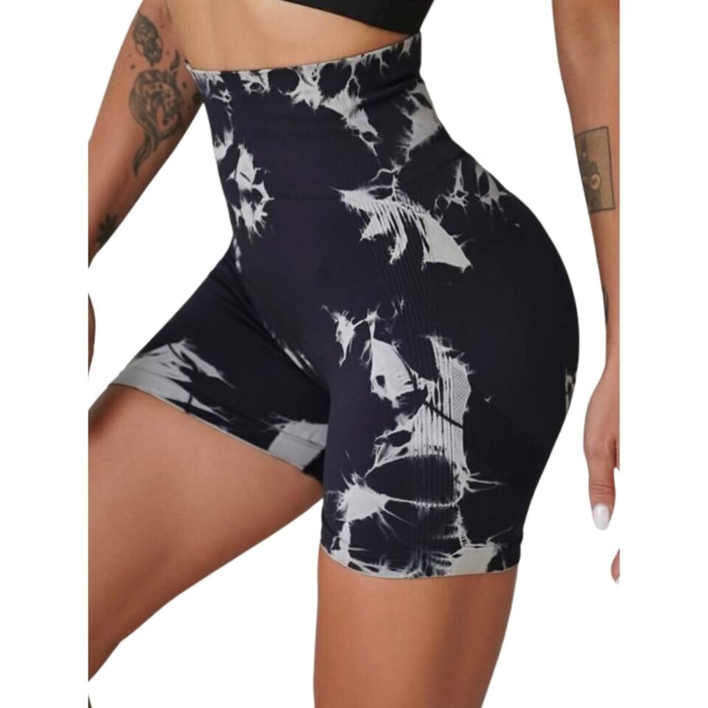 Calzas push up cortas mujer negro