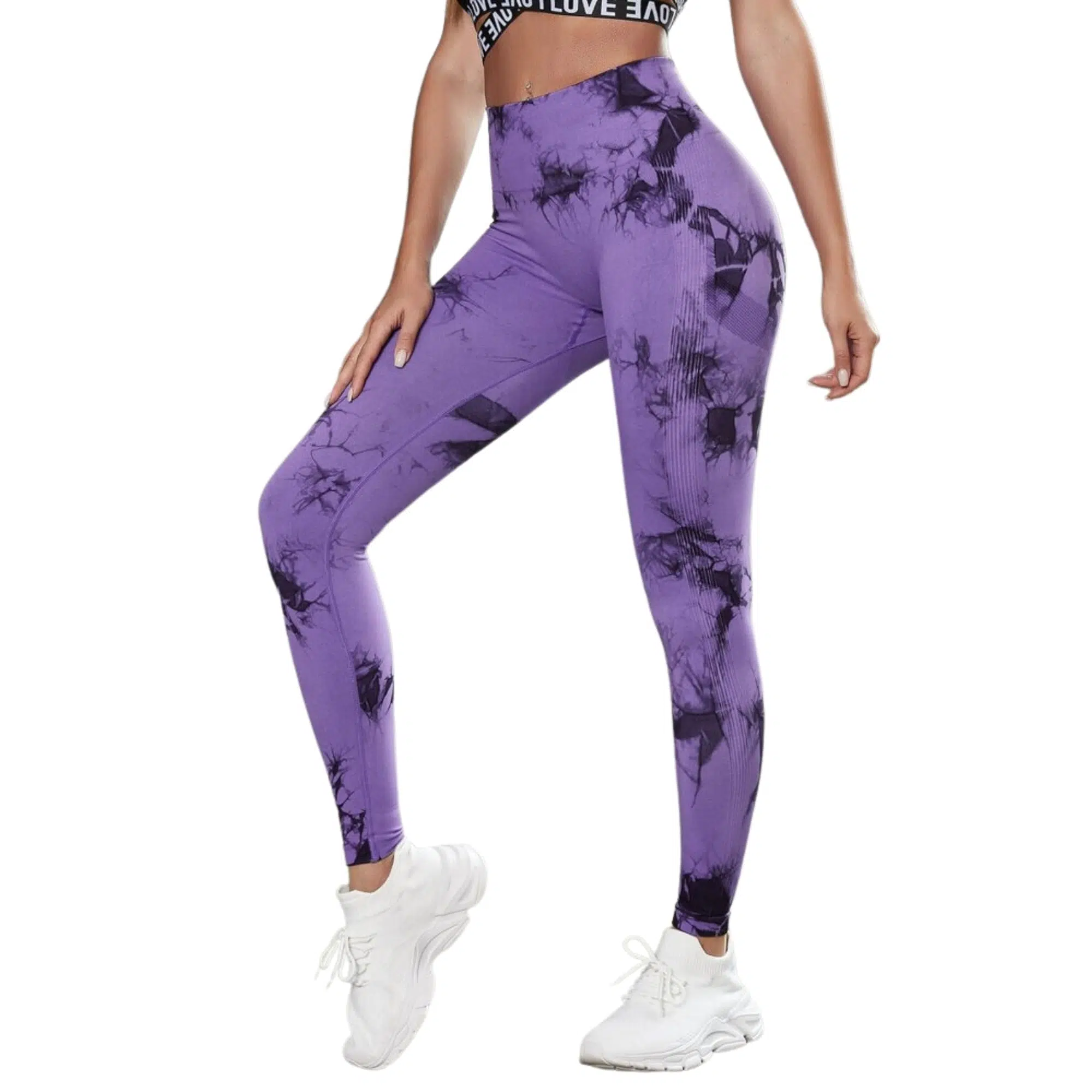 Calzas Leggings Push Up Morada - Imagen 3