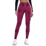 Calzas Leggings Push Up Rosado Oscuro - Imagen 3
