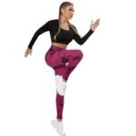 Calzas Leggings Push Up Rosado Oscuro - Imagen 5