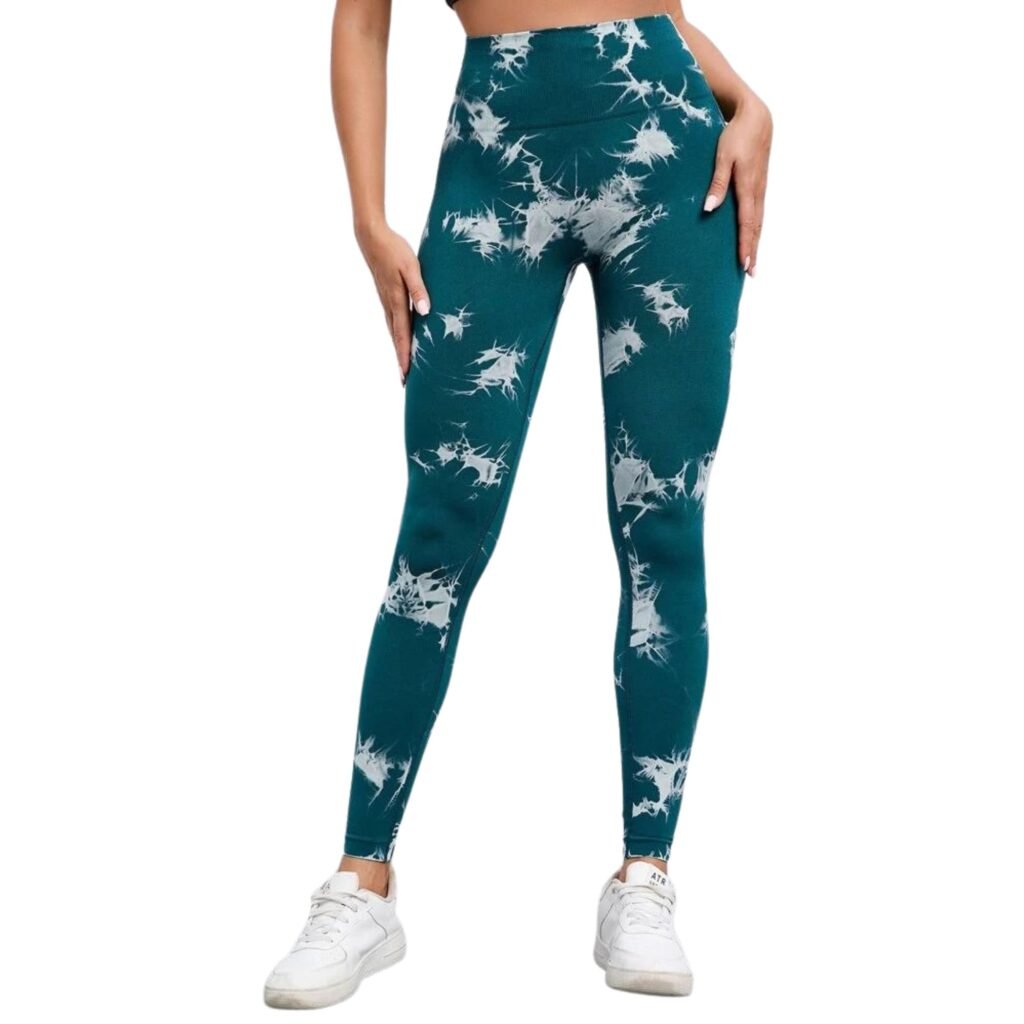 Calzas push up mujer tiro alto verde