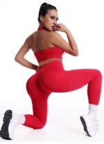 Calzas Leggings Push Up Alta Rojo - Imagen 3