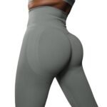 Calzas Leggings Push Up Solido Gris - Imagen 3