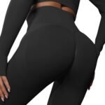 Calzas Leggings Push Up Solido Negro