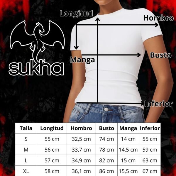 Polera manga corta Blanca