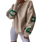 Poleron Manga Larga Oversize Beige