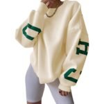 Poleron Manga Larga Oversize Crema